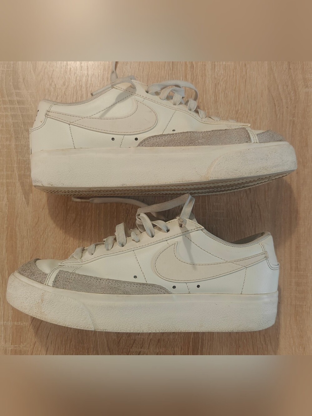 Nike Blazer Low Platform Triple Sail White Women’s Sneakers Size 8.5